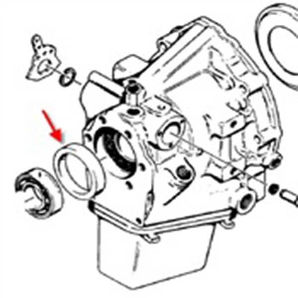 Aftermarket Rear Bearing Spacer Sleeve Fits Case IH 480C 480D 480E 480E LL 480F 580C D50057 - main